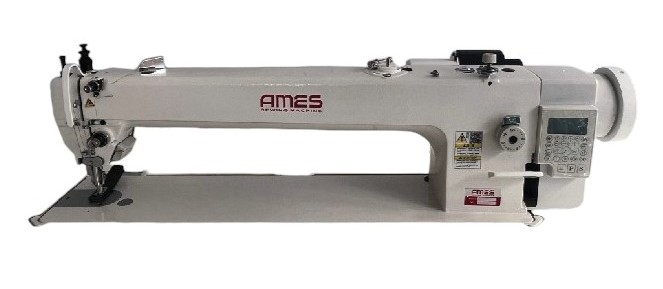 AS-0385-D4 AMES Çift Papuç Uzun Kafa 85 cm Elektronik İplik Kesmeli Dikiş Makinesi – 12 mm