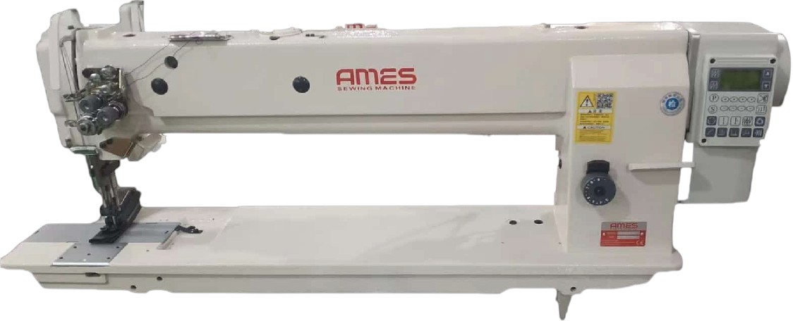 Ames İğne Ve Ayak Transportlu Çift İğne İptalsiz Dikiş Makinası  (64 Cm )                                                                                                 (Otomatik Ayak Kaldırma Ve Zikzak Özelliği)