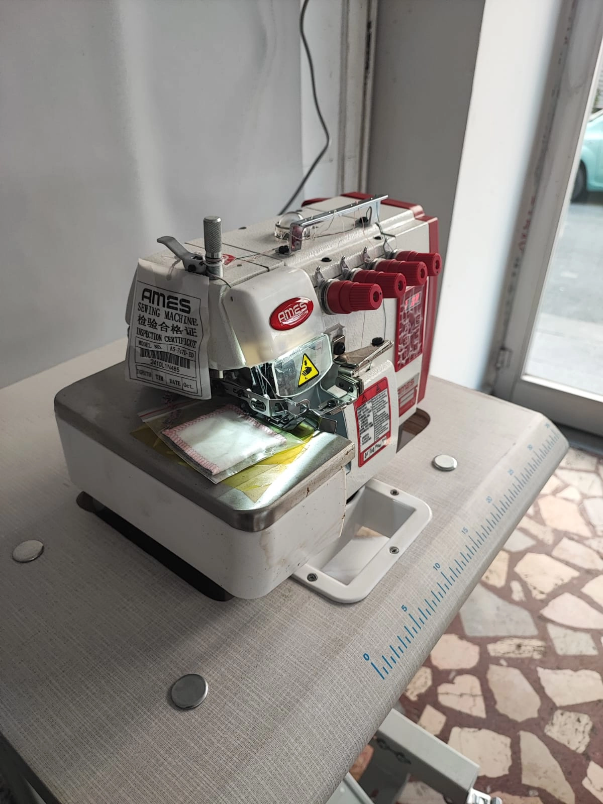 AMES SIRUBA MODEL MEKANİK 5 İPİLK OVERLOK SAFARİ (5x5)