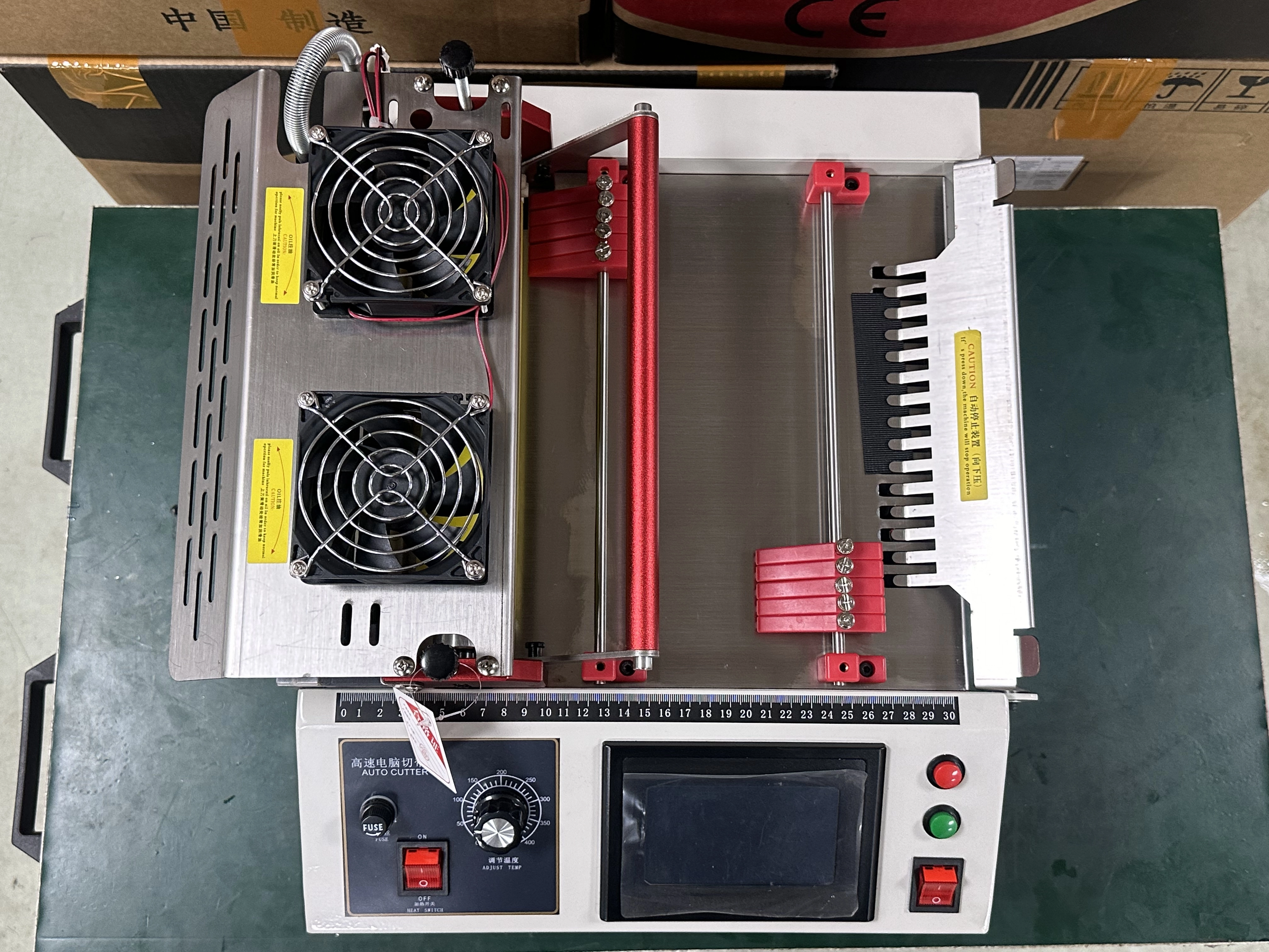 Ames 20 cm Otomatik Sıcak Soğuk Giyotin  Boru / Hortum / Kumaş / Cırt Kesme Makinası -AS-200LR-20CM