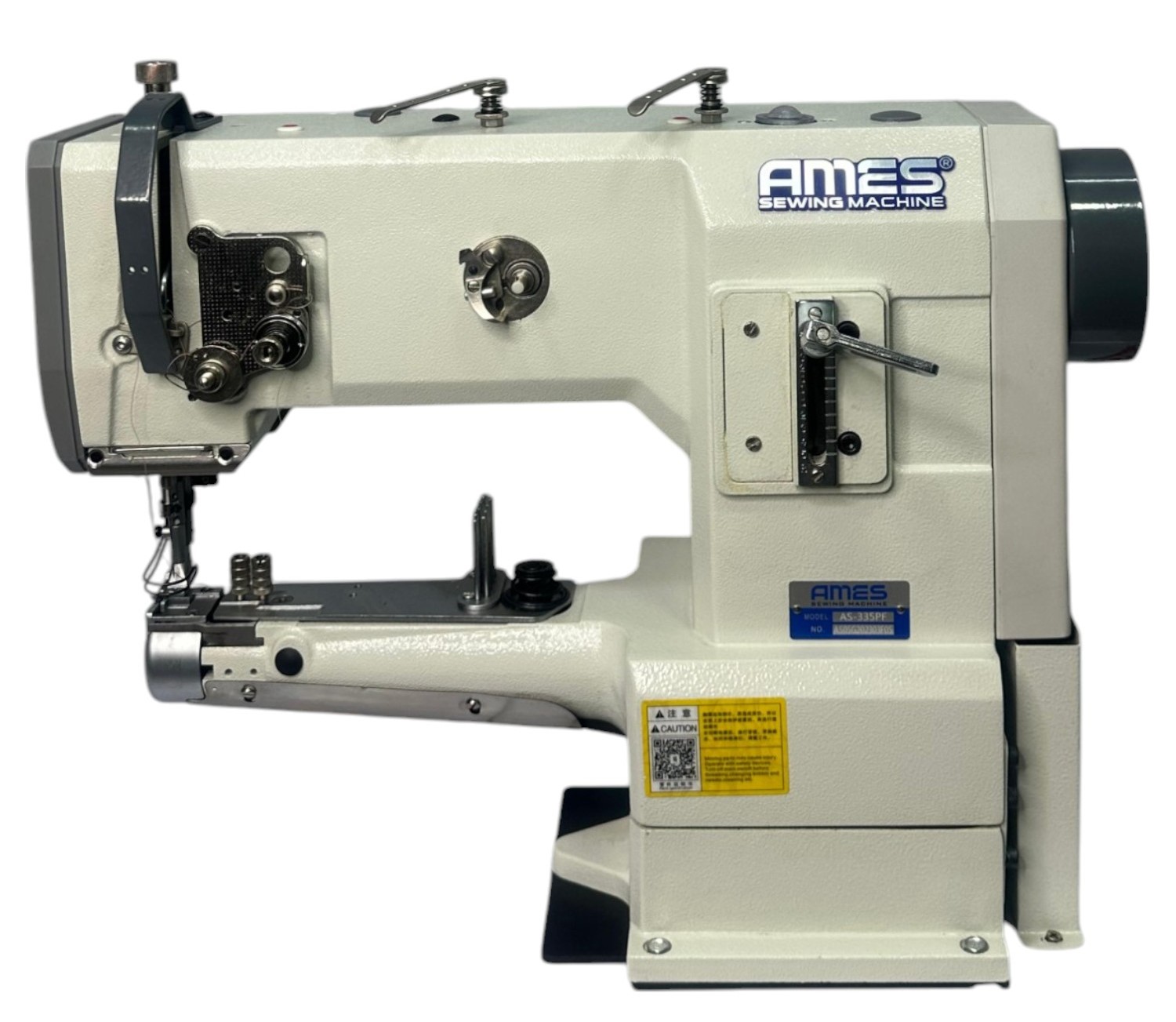 AS-335-B-PF Ames Çift Papuç İnce Baş Çanta Makinası Biye (Tam Yağlı)
