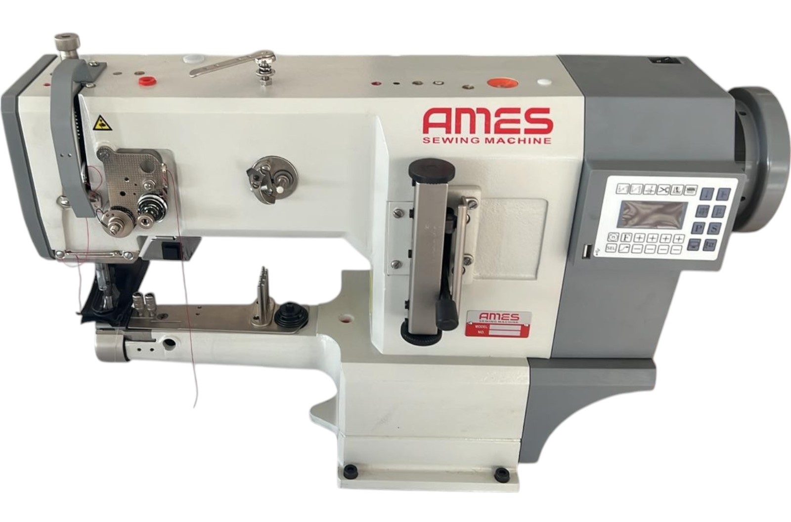 AS-335-B-UT Ames Çift Papuç İnce Baş Çanta Makinası İplik Kesicili (Yarım Yağlı)