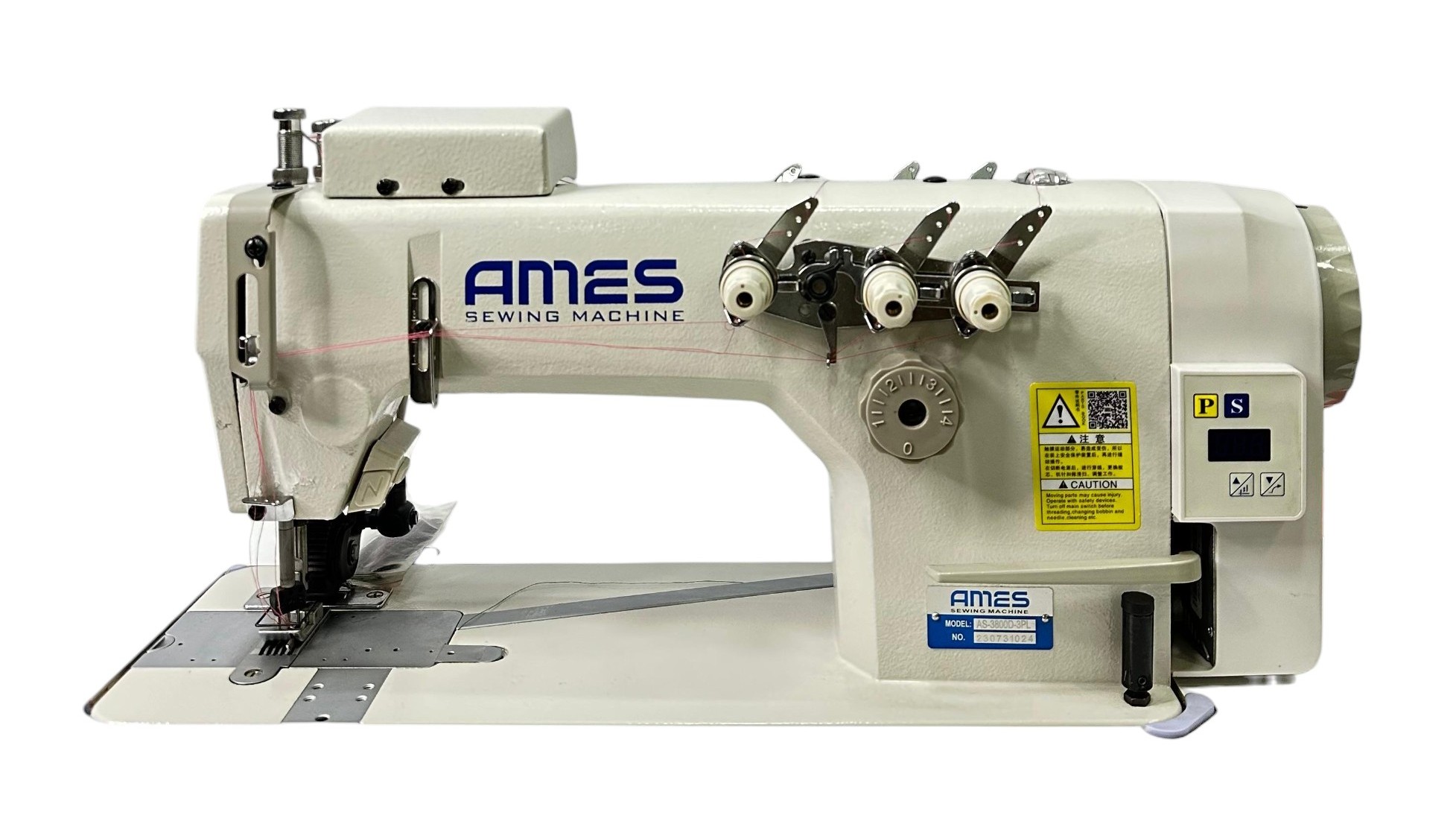 AS-3800D-3-PL Ames 3 İğne Zincir Dikiş Merdaneli