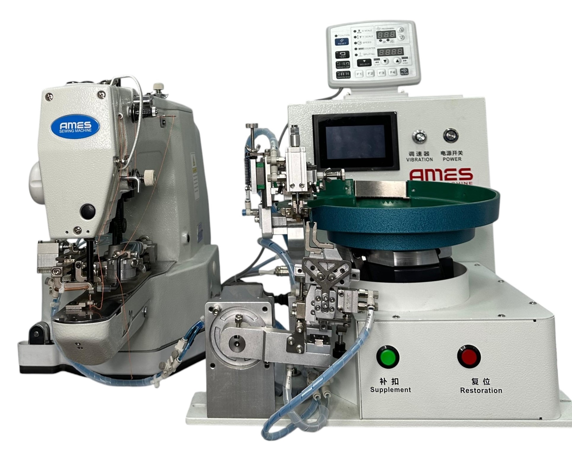 AS-438-BK Ames Kovalı Kilit Dikiş Top Düğme