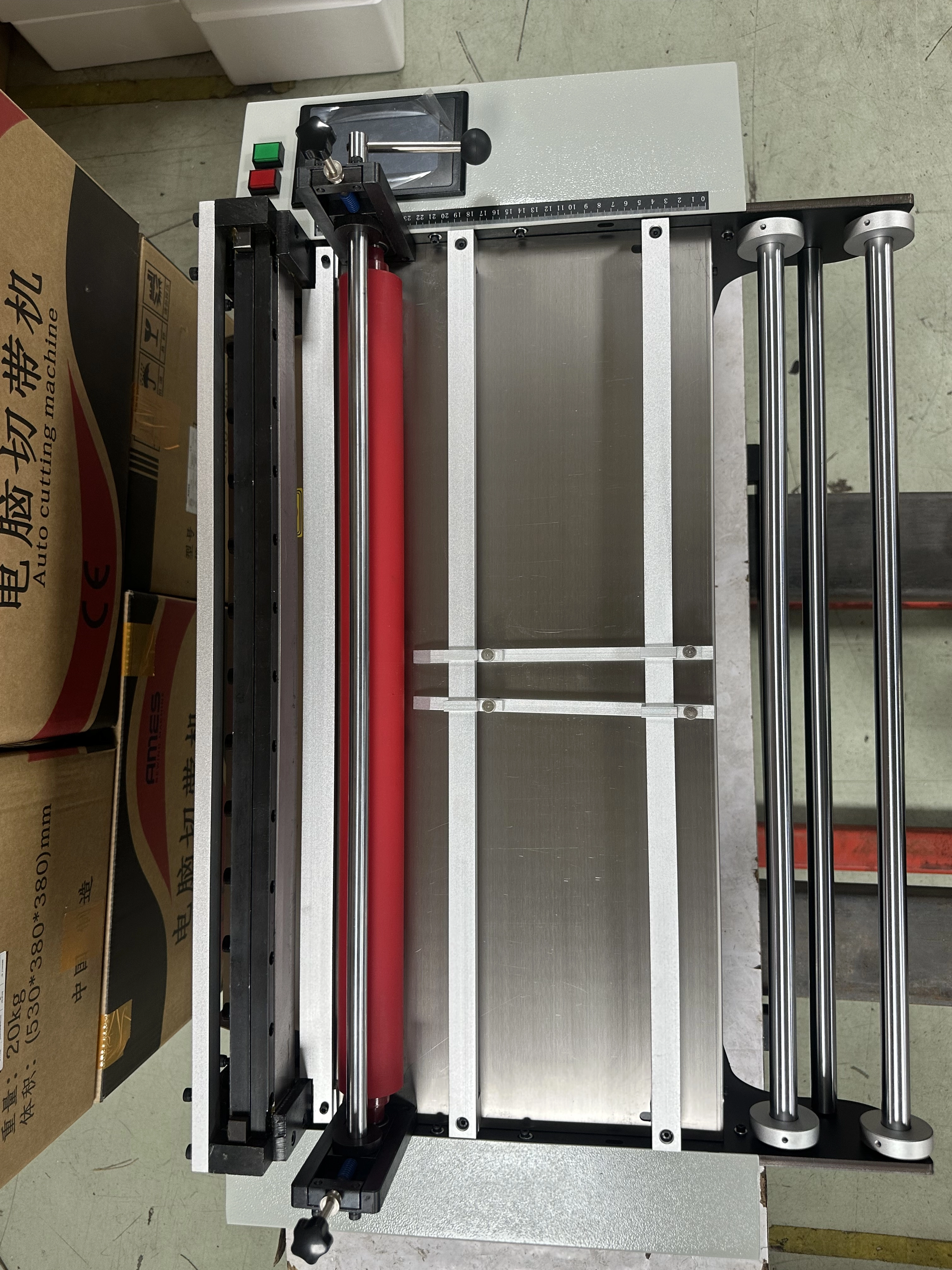 Ames 60 cm Otomatik Soğuk  Boru / Hortum / Kumaş/Cırt/ Giyotin  Kesim  Makinası  -AS-600LR-60CM