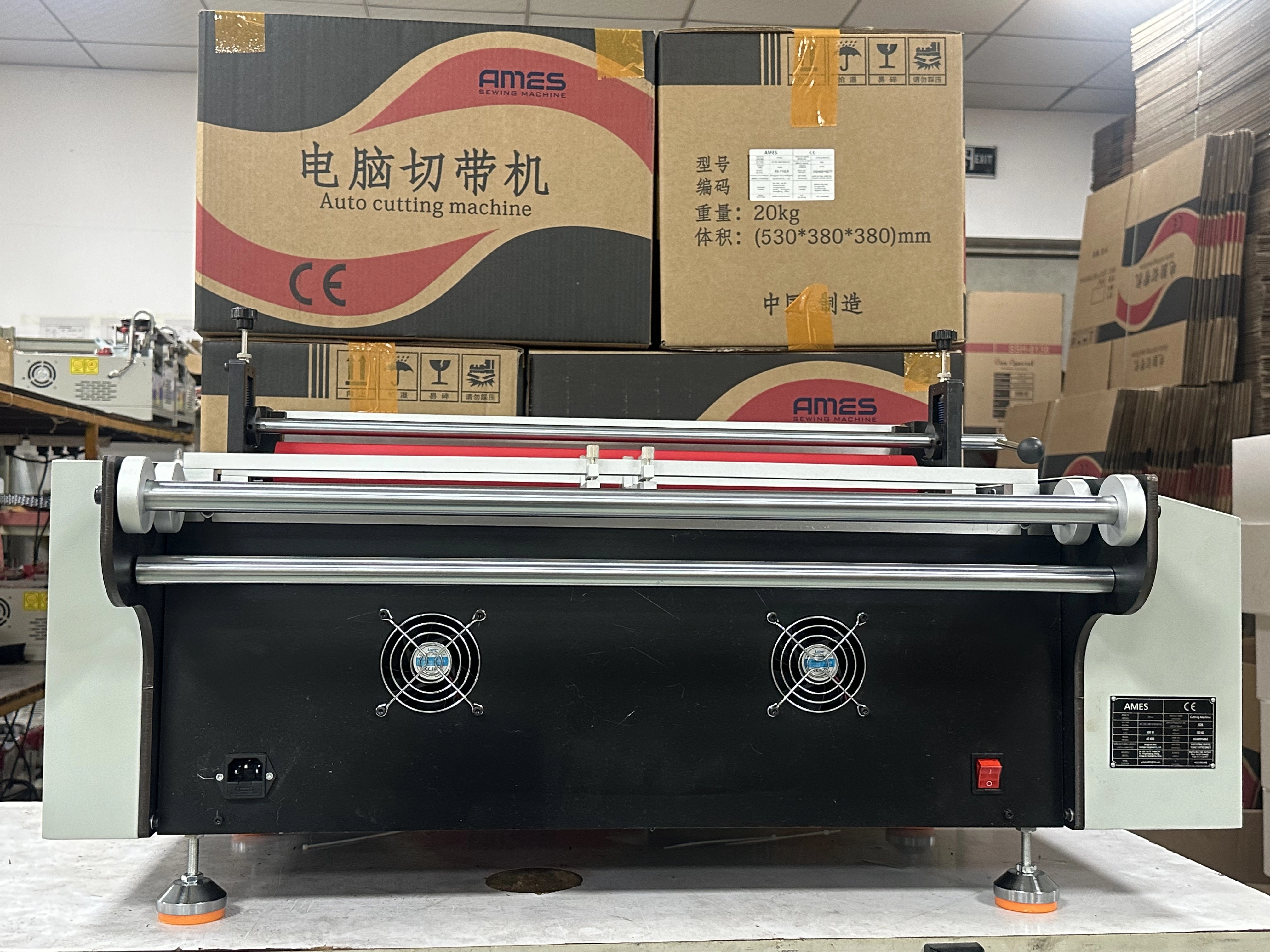 Ames 60 cm Otomatik Soğuk  Boru / Hortum / Kumaş/Cırt/ Giyotin  Kesim  Makinası  -AS-600LR-60CM