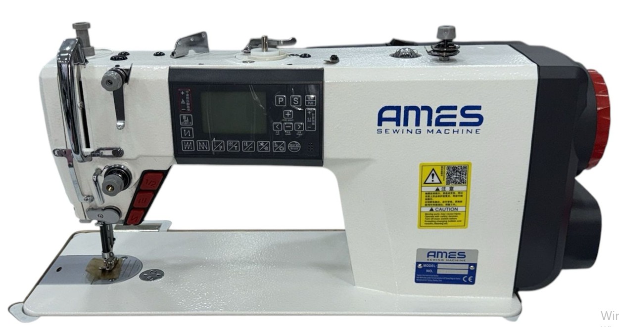 AS-7600-D6 Ames İplik Kesicili Elek. Düz  (Step Motor)