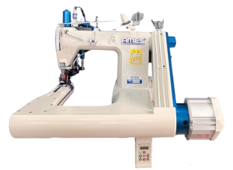 AS-9280-8A-PL Ames 3 İğne Havalı Palet Kot Kollu Çift Çeker D.Driver
