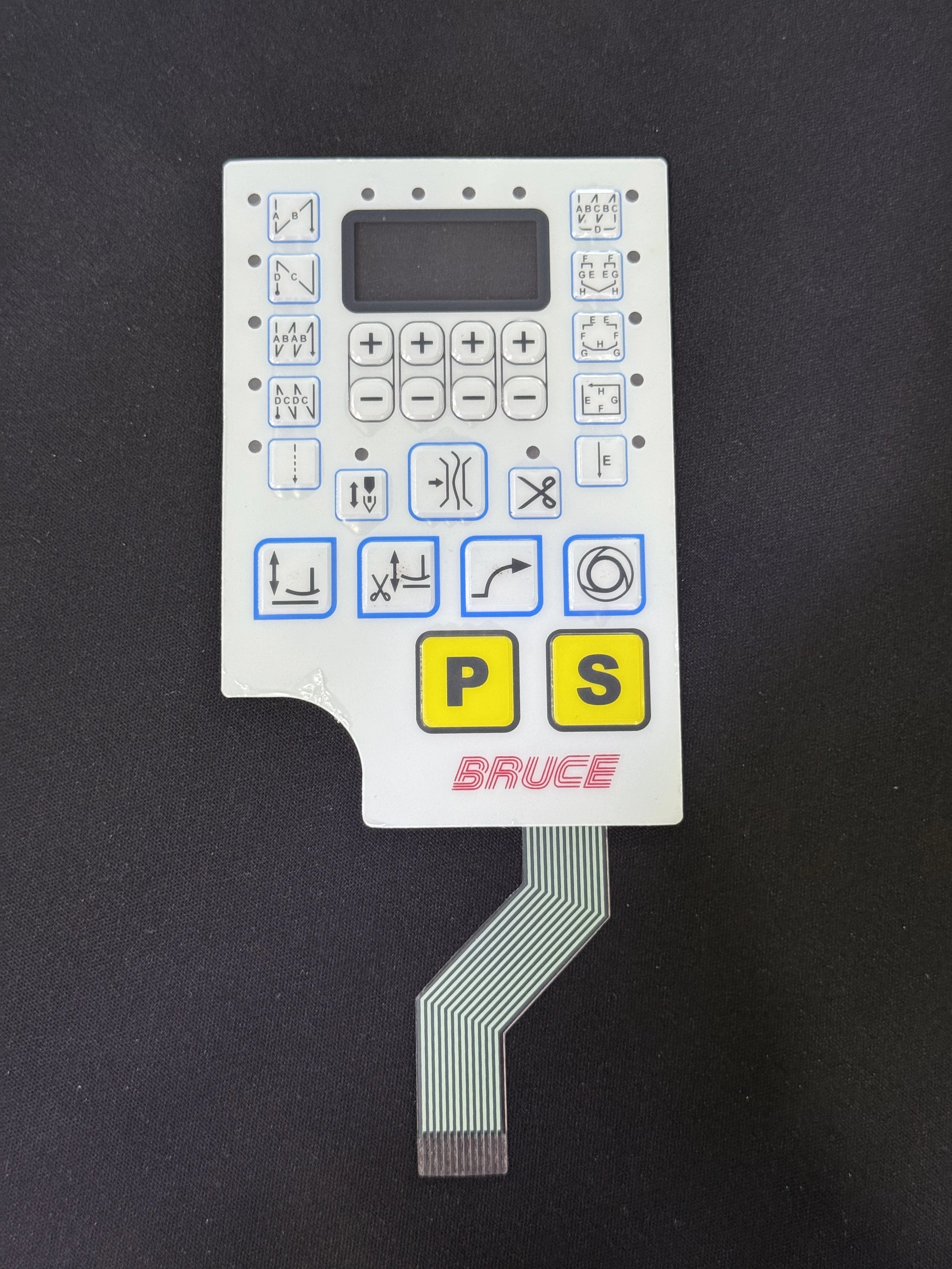 BRUCE BRC-23 Kontrol Paneli Etiketi (Panel Sheet)