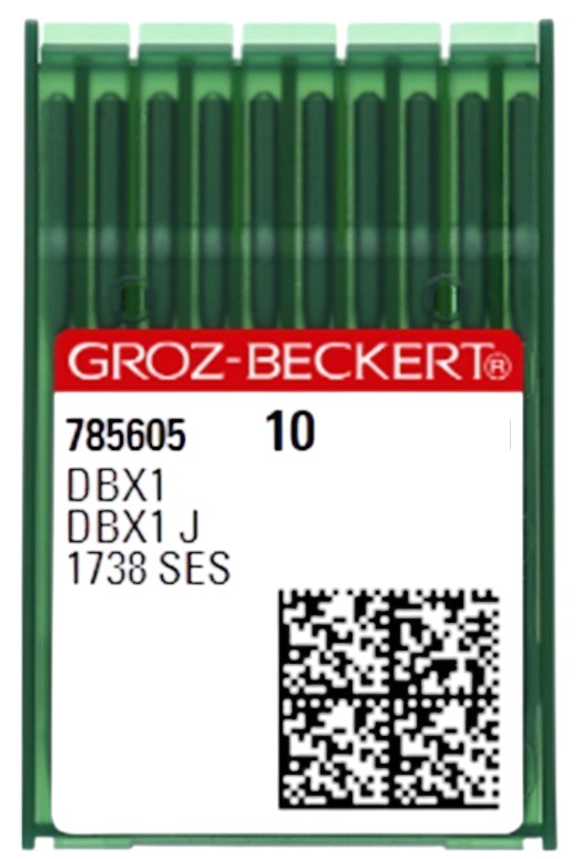 DBx1/1738/16x257/71x1   GROZ BECKERT DÜZ DİKİŞ İĞNESİ İNCE DİP (10 ADET)