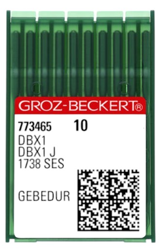 DBx1/1738/16x257 GEBEDUR GROZ BECKERT DÜZ MAKİNA İNCE DİP GEBEDUR (SARI İĞNE) (100LÜK PAKET)