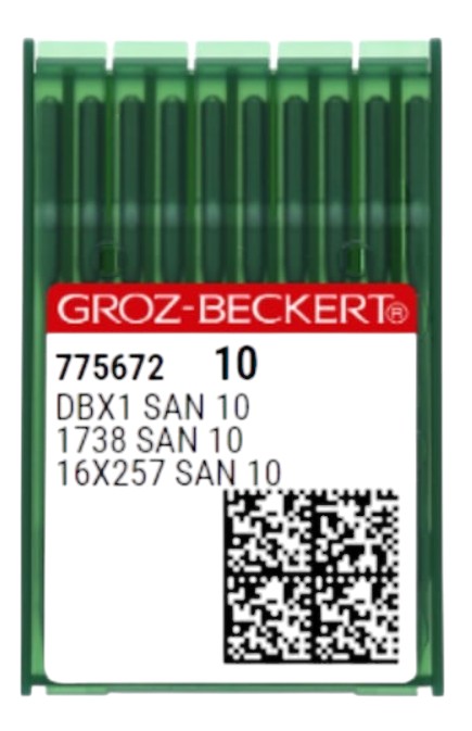 DBX1 SAN10/1738SAN10 FFG GROZ BECKERT DÜZ MAKİNA İNCE DİP SAN10 (100LÜK PAKET)
