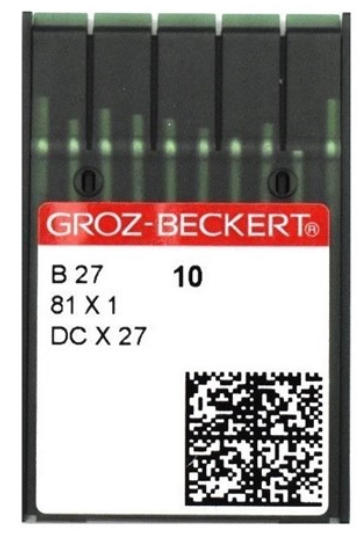 09  NUMARA  B27/81x1/DCx27/DCx1  Groz Beckert Overlok İğne (100 LÜK KUTU)