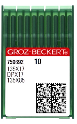 10  NUMARA  135X17/DPX17 Groz Beckert Ponteriz İğne (100LÜK PAKET)