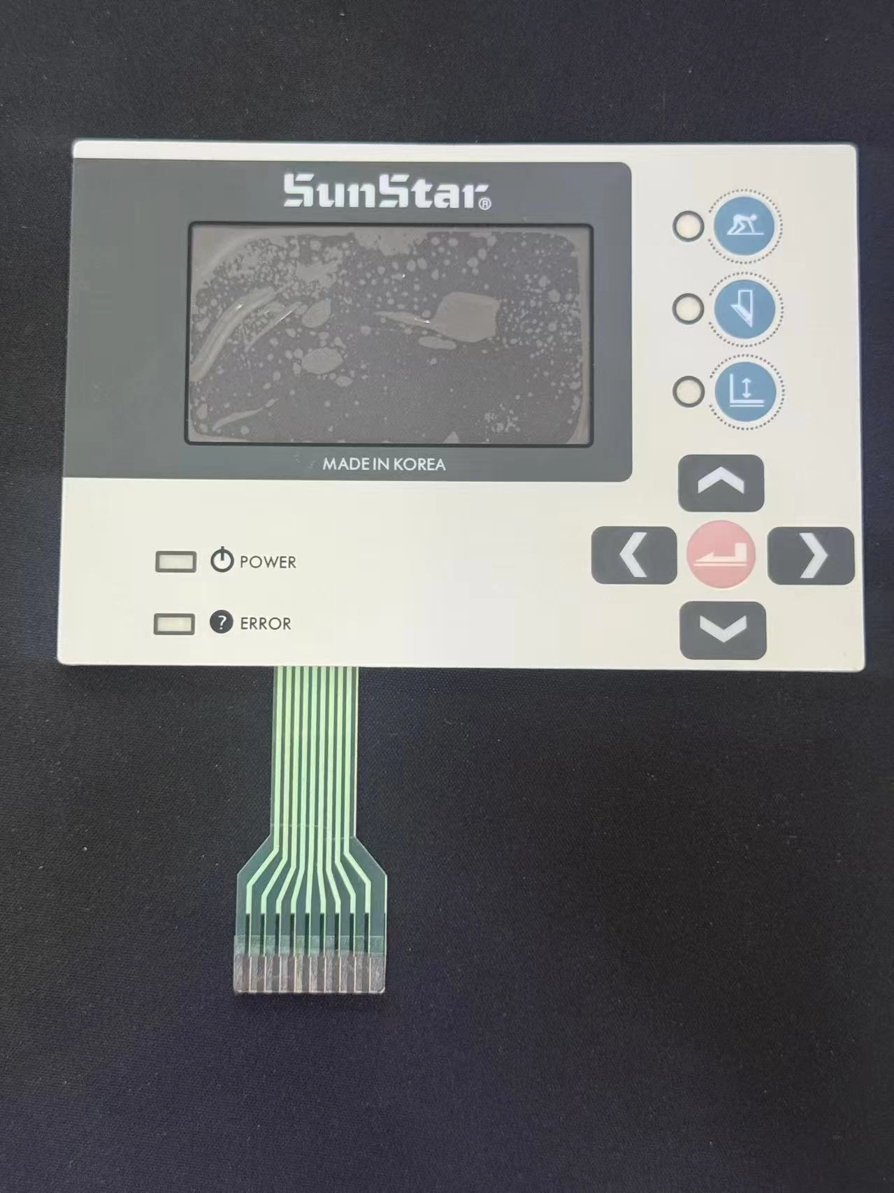 SUNSTAR GP-013470-01 İLİK DİKİŞ MAKİNESİ KONTROL PANELİ ETİKETİ (PANEL SHEET)