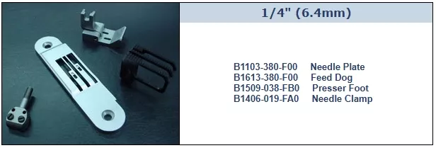 AMES & JUKI MH380 Zincir Dikiş 2 İğne Takımı 6,4 Mm (1/4’’) – MH380F AMES & JUKI MH380 Zincir Dikiş 2 İğne Takımı 6,4 Mm (1/4’’) – MH380F