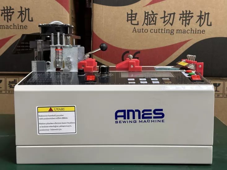 Ames 14 cm Otomatik Sıcak Soğuk Giyotin  Boru / Hortum / Kumaş Kesme Makinası -AS-140LR-14CM