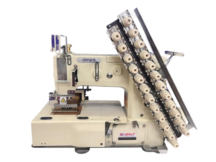 AS-1412-P-D Ames Mekanik Düz Yatak 12 İğne 1/4 Lastik