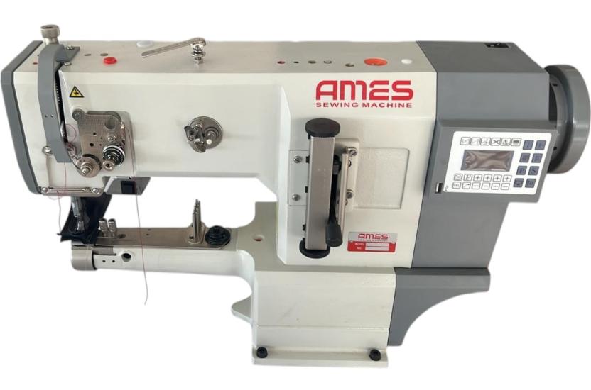 AS-335-B-UT Ames Çift Papuç İnce Baş Çanta Makinası İplik Kesicili (Yarım Yağlı)