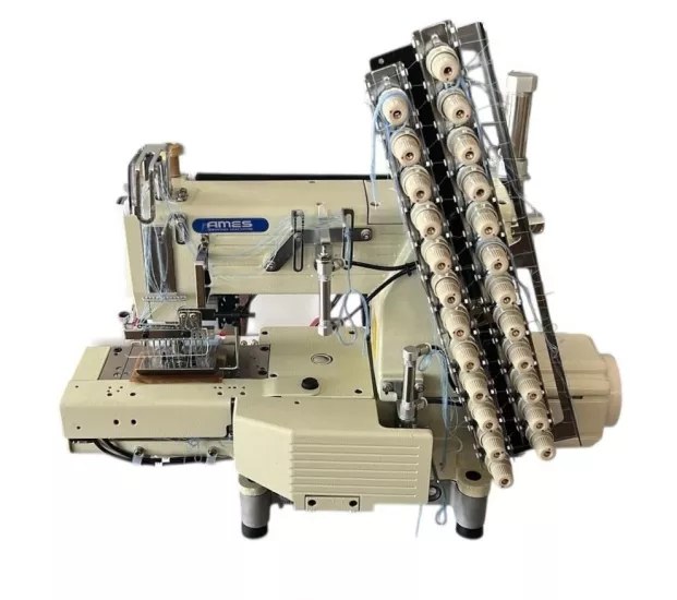 AS-4412-P-UTC Ames Burunlu 12 İğne 1/4 İplik Kesmeli Elektronik Lastik