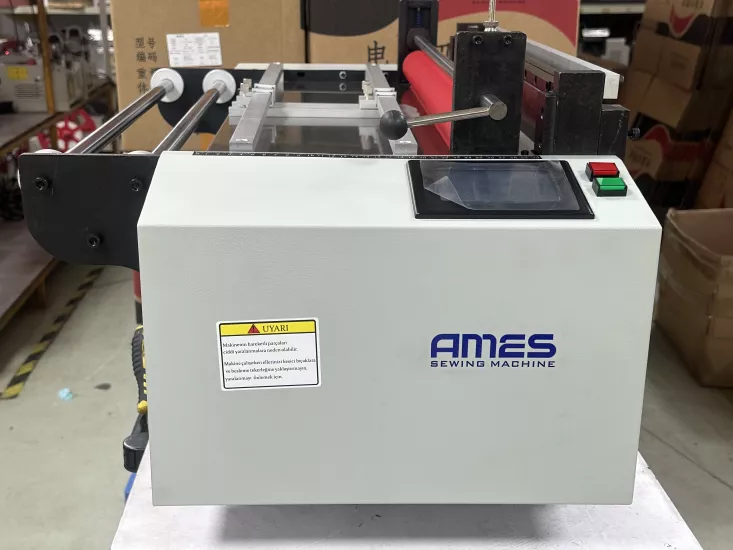 Ames 60 cm Otomatik Soğuk  Boru / Hortum / Kumaş/Cırt/ Giyotin  Kesim  Makinası  -AS-600LR-60CM