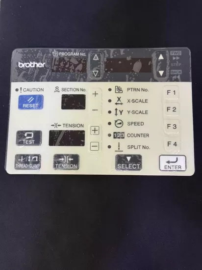 Brother SB0564-001 Kontrol Paneli Etiketi (Panel Sheet) KE-430F & BE-438F