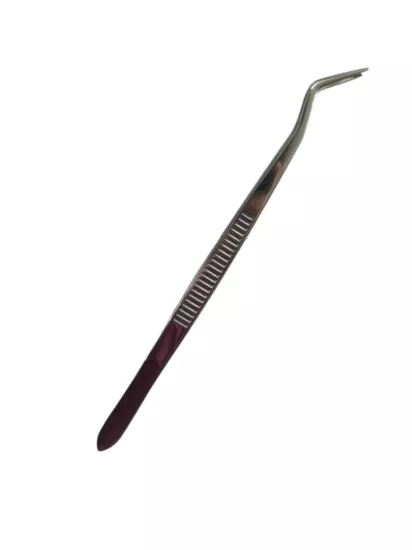 Paslanmaz Çelik Cımbız, Tırtıklı Açılı Pens Cımbız