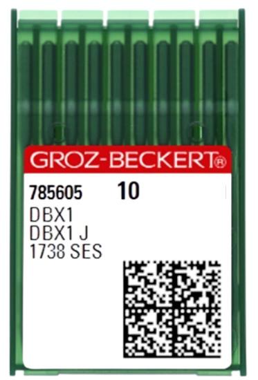 DBx1/1738/16x257/71x1   GROZ BECKERT DÜZ DİKİŞ İĞNESİ İNCE DİP (10 ADET)