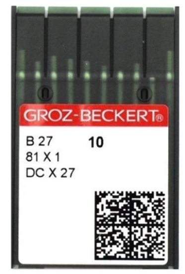 21  NUMARA  B27/81x1/DCx27/DCx1  Groz Beckert Overlok İğne (100 LÜK KUTU)
