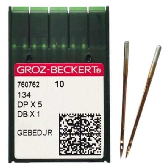 134/DPX5/135X5 GEBEDUR  Groz Beckert Düz Dikiş İğnesi Kalın Dip Gebedur ( 100 LÜK PAKET)