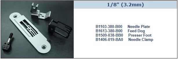 AMES & JUKI MH380 Zincir Dikiş 2 İğne Takımı 3,2 Mm (1/8’’) – MH380B AMES & JUKI MH380 Zincir Dikiş 2 İğne Takımı 3,2 Mm (1/8’’) – MH380B