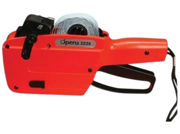 OPEN 2234 7 Haneli Etiketleme Makinesi Kırmızı
