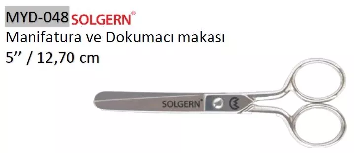 Solgern Küt Uçlu Manifaturacı Makası No: 5 – MYD-048
