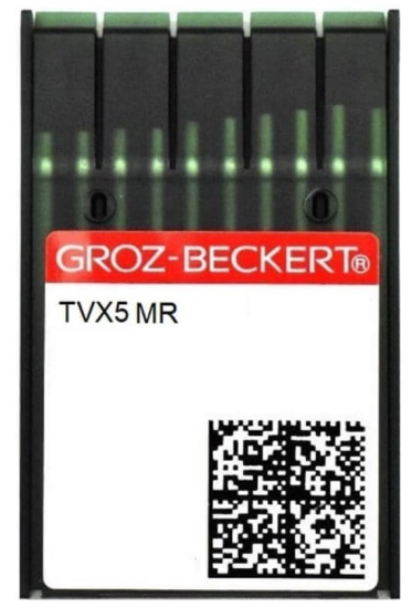 22  NUMARA  TVX5  Groz Beckert Kemer İğne / Kot Kollu Makinası İğne Mr Kambur ( 100lük PAKET)