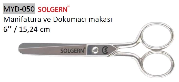 Solgern Küt Uçlu Manifaturacı Makası No: 6 – MYD-050