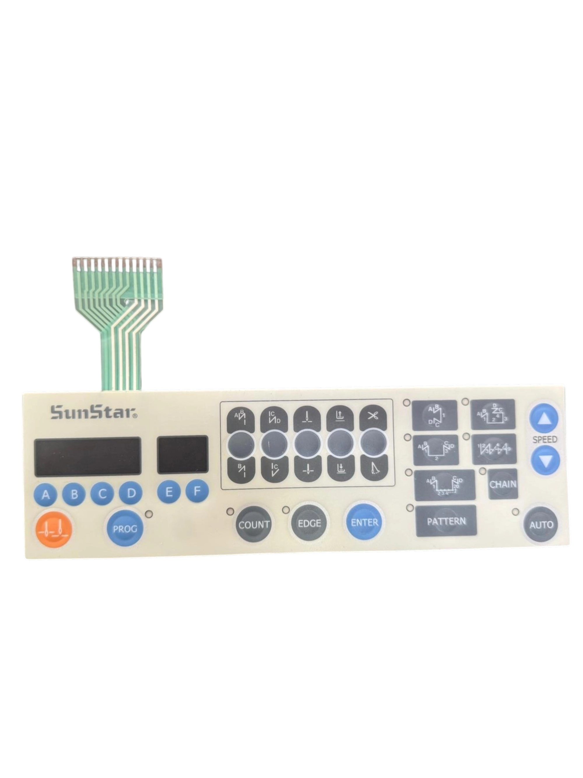 SUNSTAR GP-024743-00 Panel Etiketi (Düz / Çift İğne)